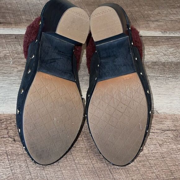 UGG Australia Adele Womens Suede Clog Heel Platform Style# 1006024 Black Size 8 - Picture 7 of 9